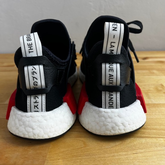 Adidas NMD XR1 OG Boost Black Mens Sneakers Shoes BY1909 Size 6 - Picture 5 of 10